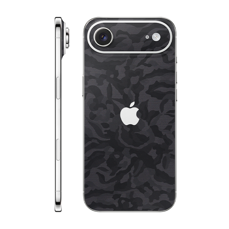 iPhone air back only With Logo black camo