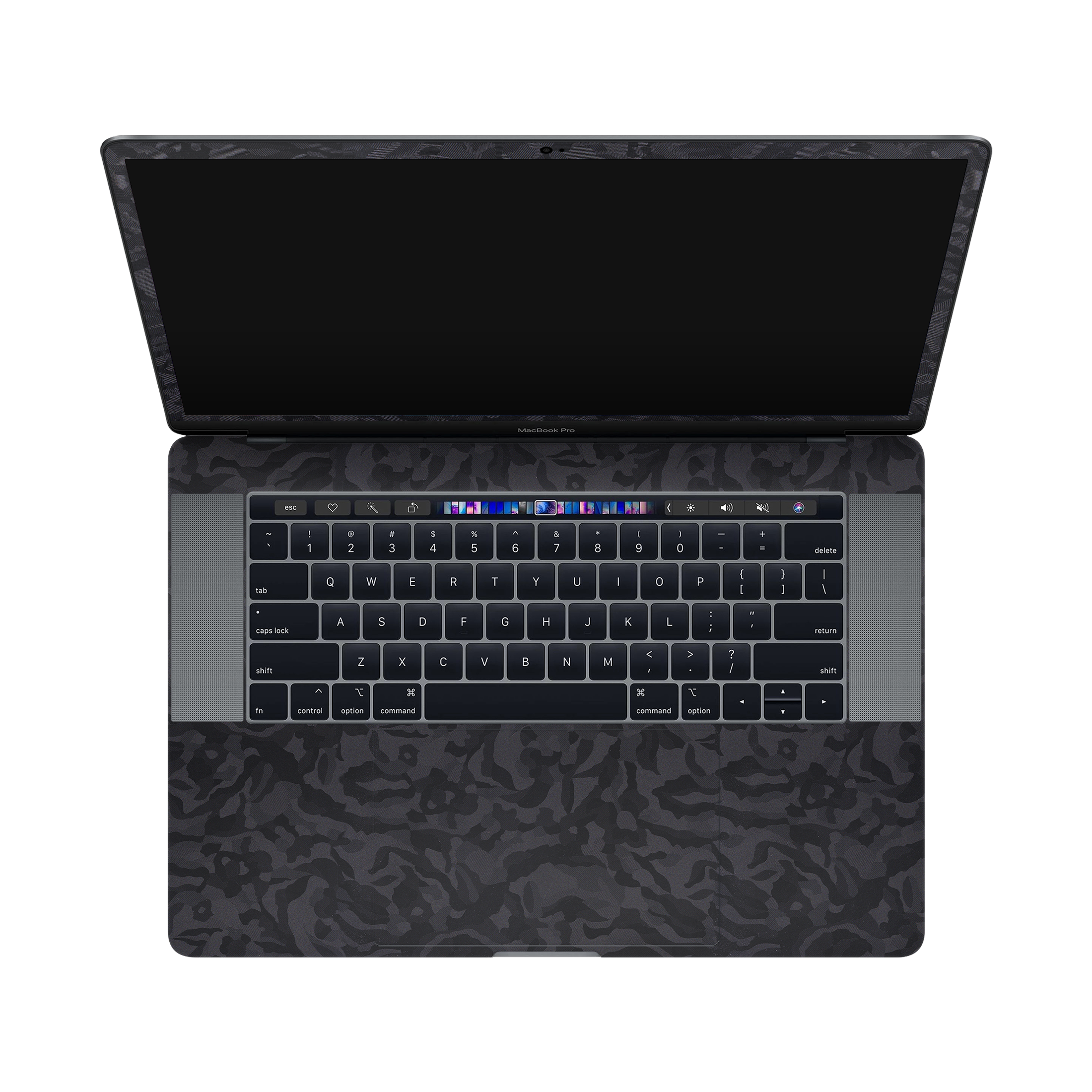 Macbook Pro 15 (2016-2019) Inside and Screen Black Camo