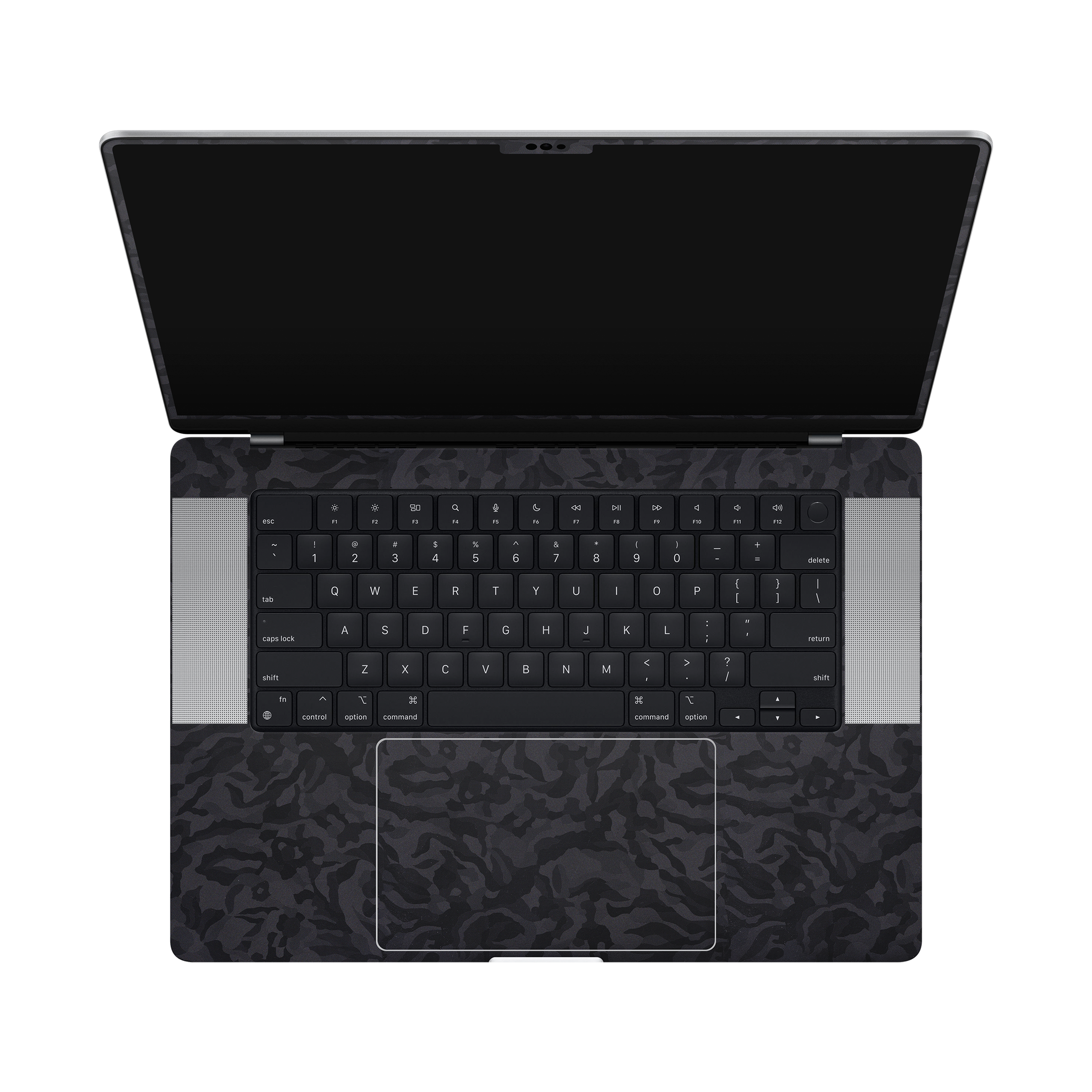 Macbook Pro 16 Inside and Screen Black Camo