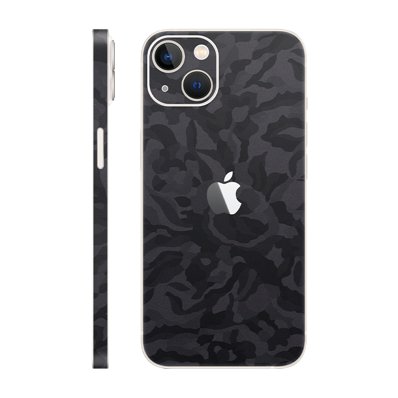 iPhone 13 Mini back + Frame With Logo black camo