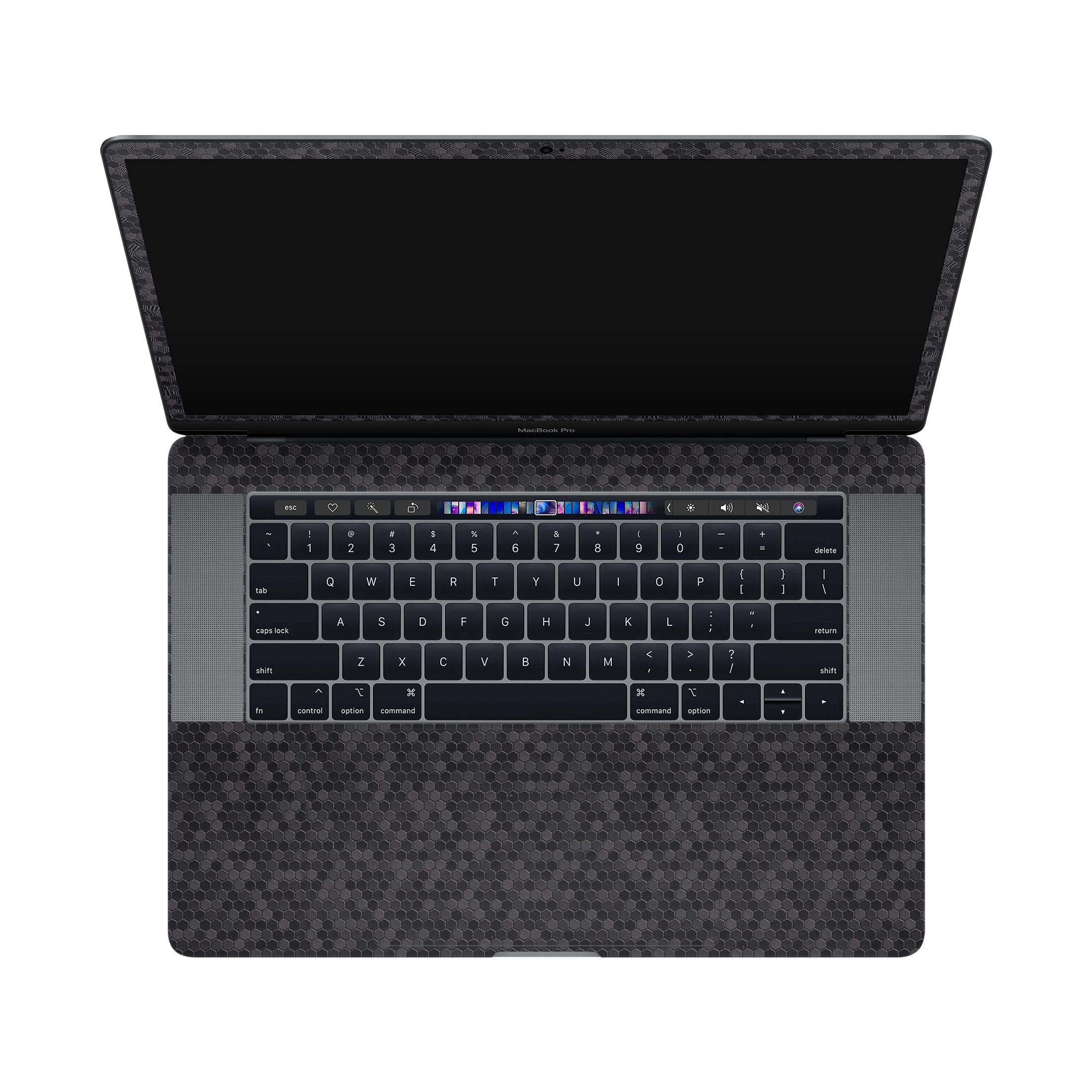 Macbook Pro 15 (2016-2019) Inside and Screen Black Honeycomb