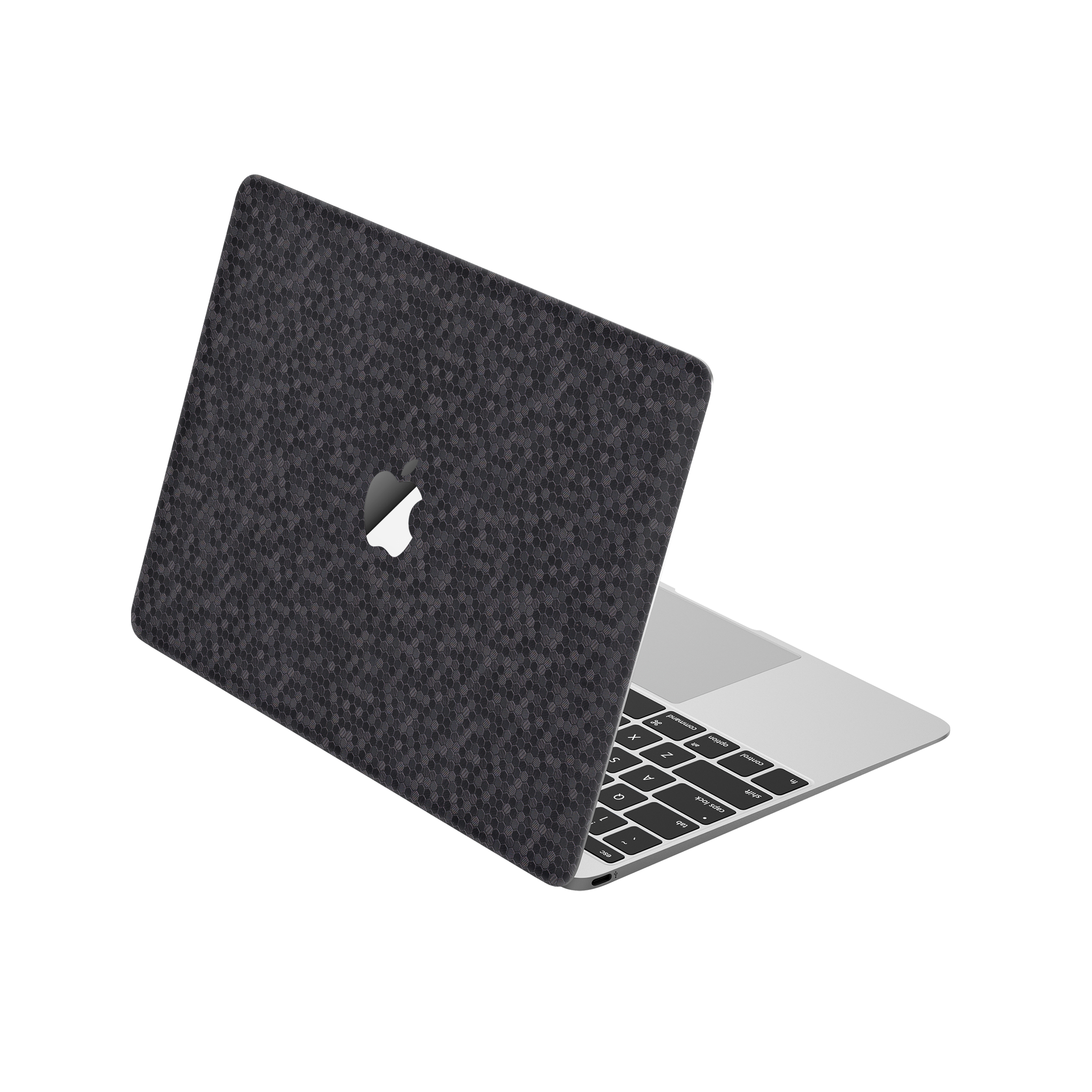 MacBook 12" (Early 2015) Angled Top Black Honeycomb