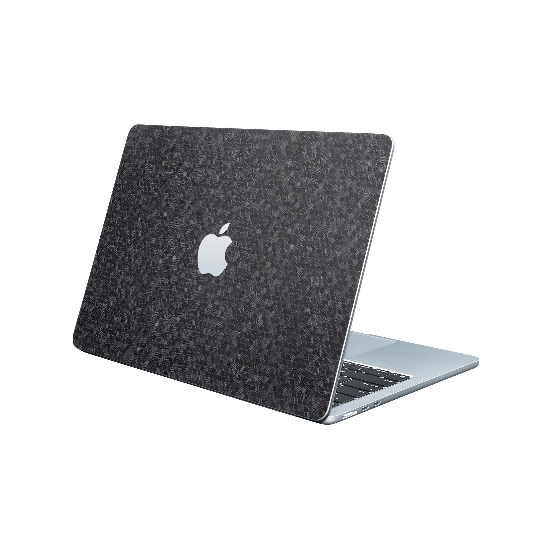 Macbook Air 13 M2 2022 Angled top Black Honeycomb