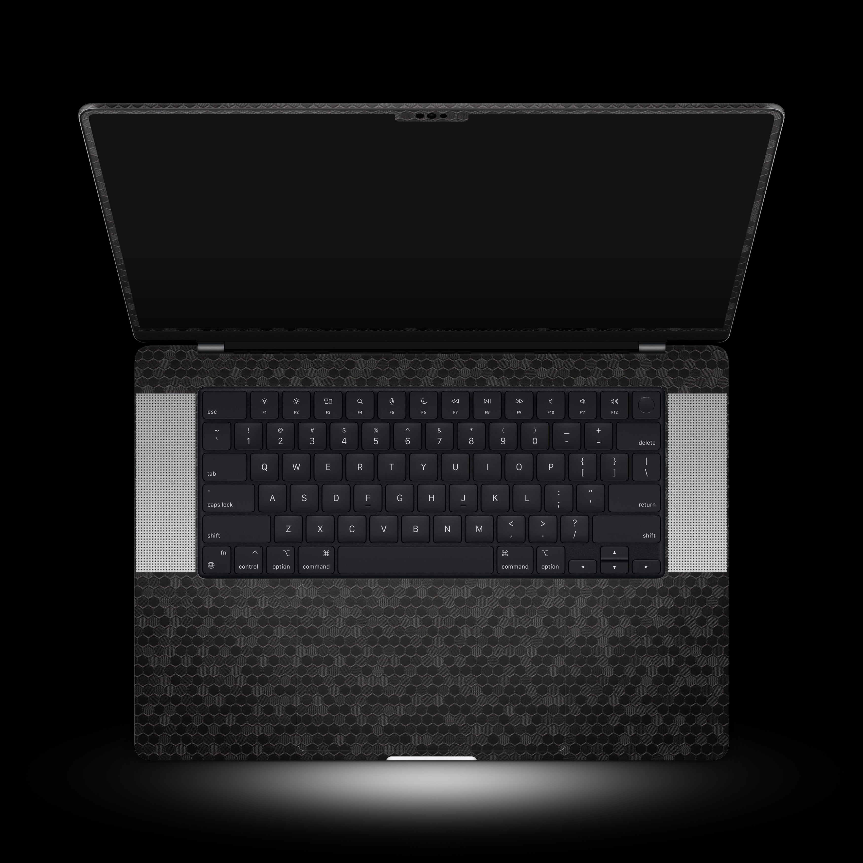 Black Honeycomb (MacBook Skins)