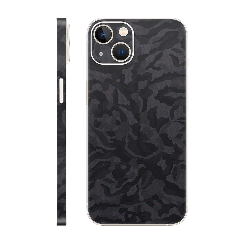 iPhone 13 back + frame Without Logo black camo