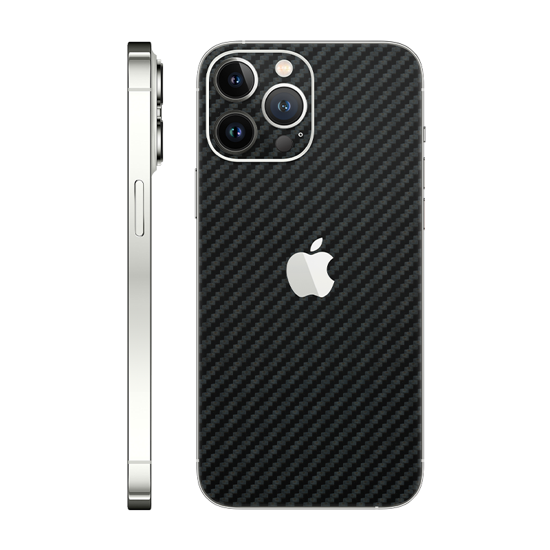 iPhone 13 Pro Max back only With Logo carbon