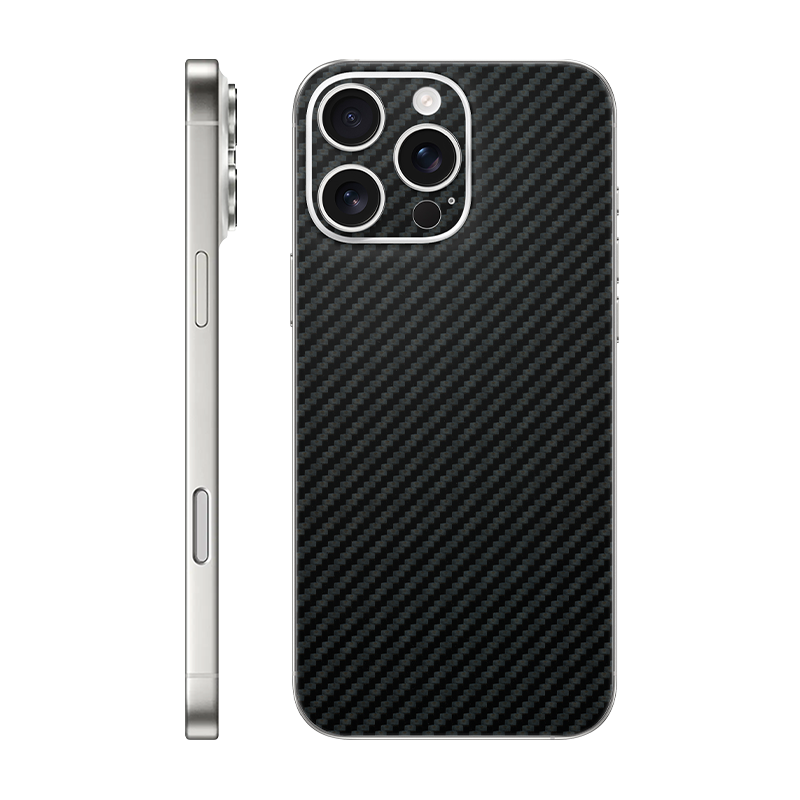 iPhone 16 pro max back only Without Logo carbon