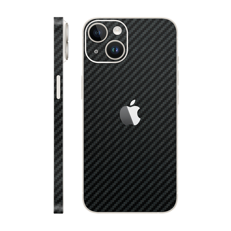 iPhone 14 back + frame With Logo carbon