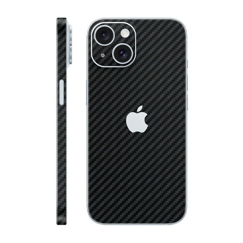 iPhone 15 back + frame With Logo carbon