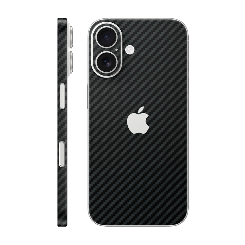 iPhone 16 back + frame With Logo carbon