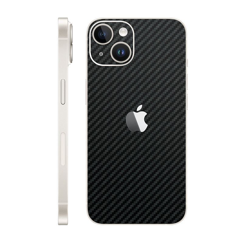iPhone 14 plus back only with Logo carbon
