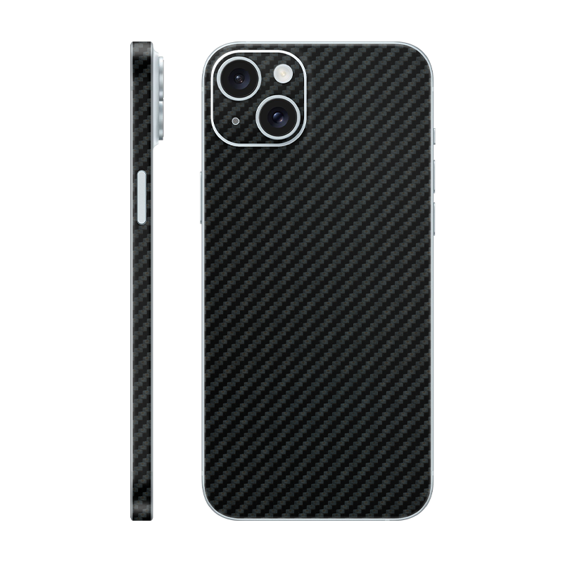 iPhone 15 plus back + frame Without Logo carbon