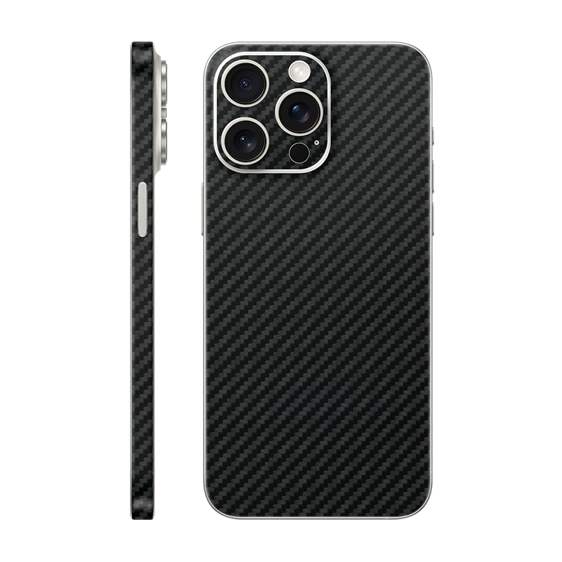 iPhone 15 Pro max back + frame Without Logo carbon