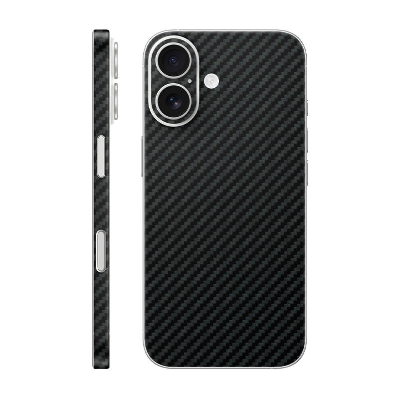 iPhone 16 back + frame Without Logo carbon