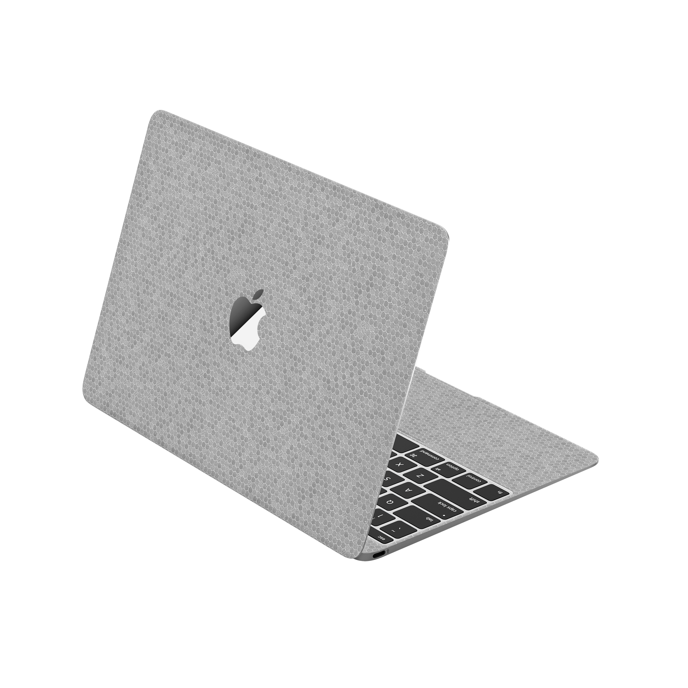 MacBook 12" (Early 2015) Angled top and inside Metallic Honeycomb