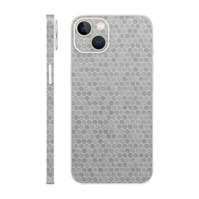 iPhone 13 Mini back + Frame Without Logo metallic honeycomb