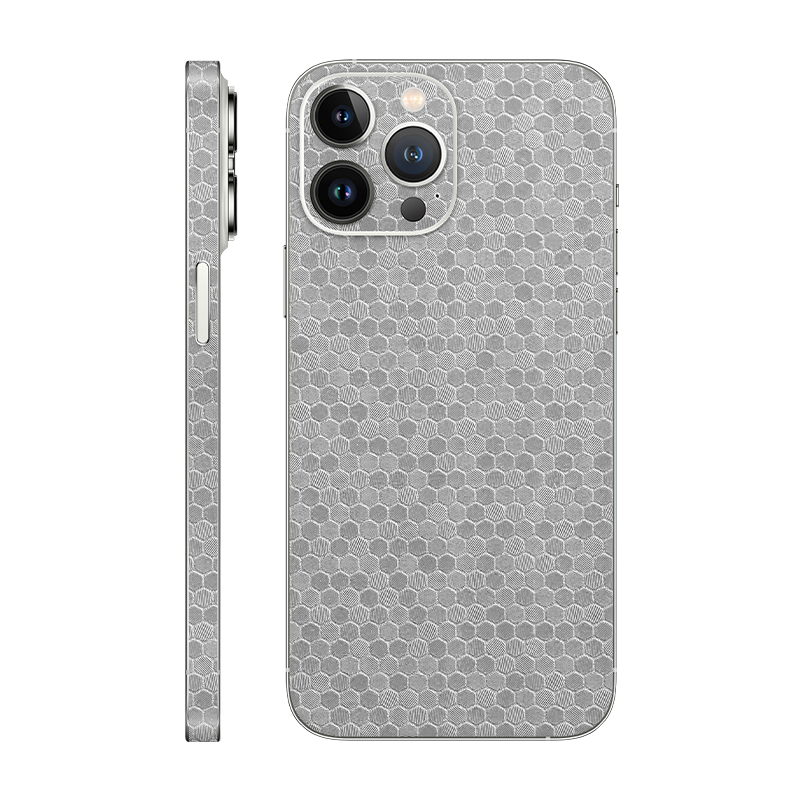 iPhone 13 Pro Max back + frame Without Logo metallic honeycomb