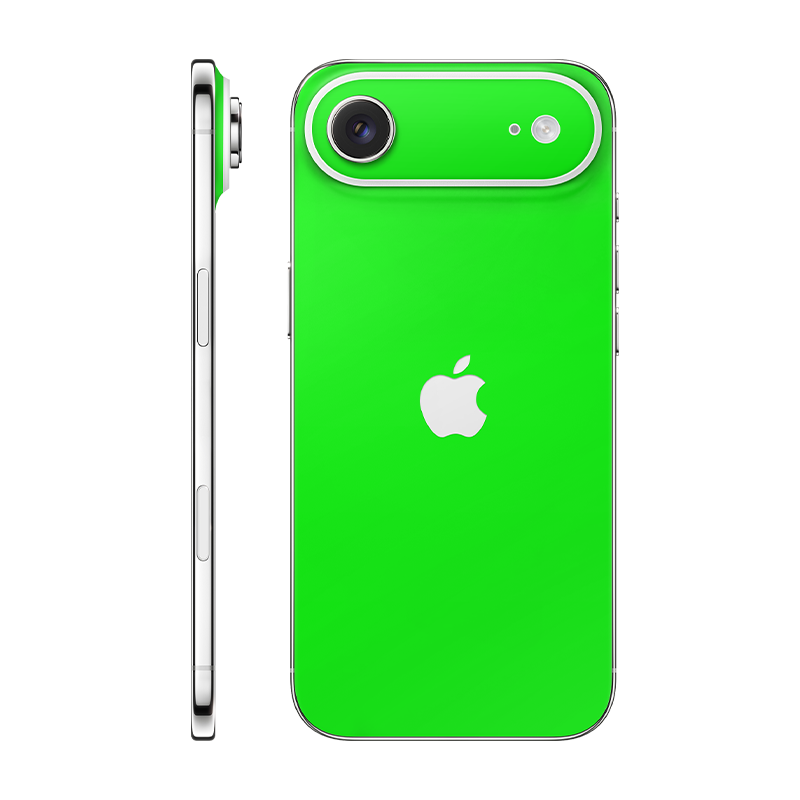 iPhone air back only With Logo neon green