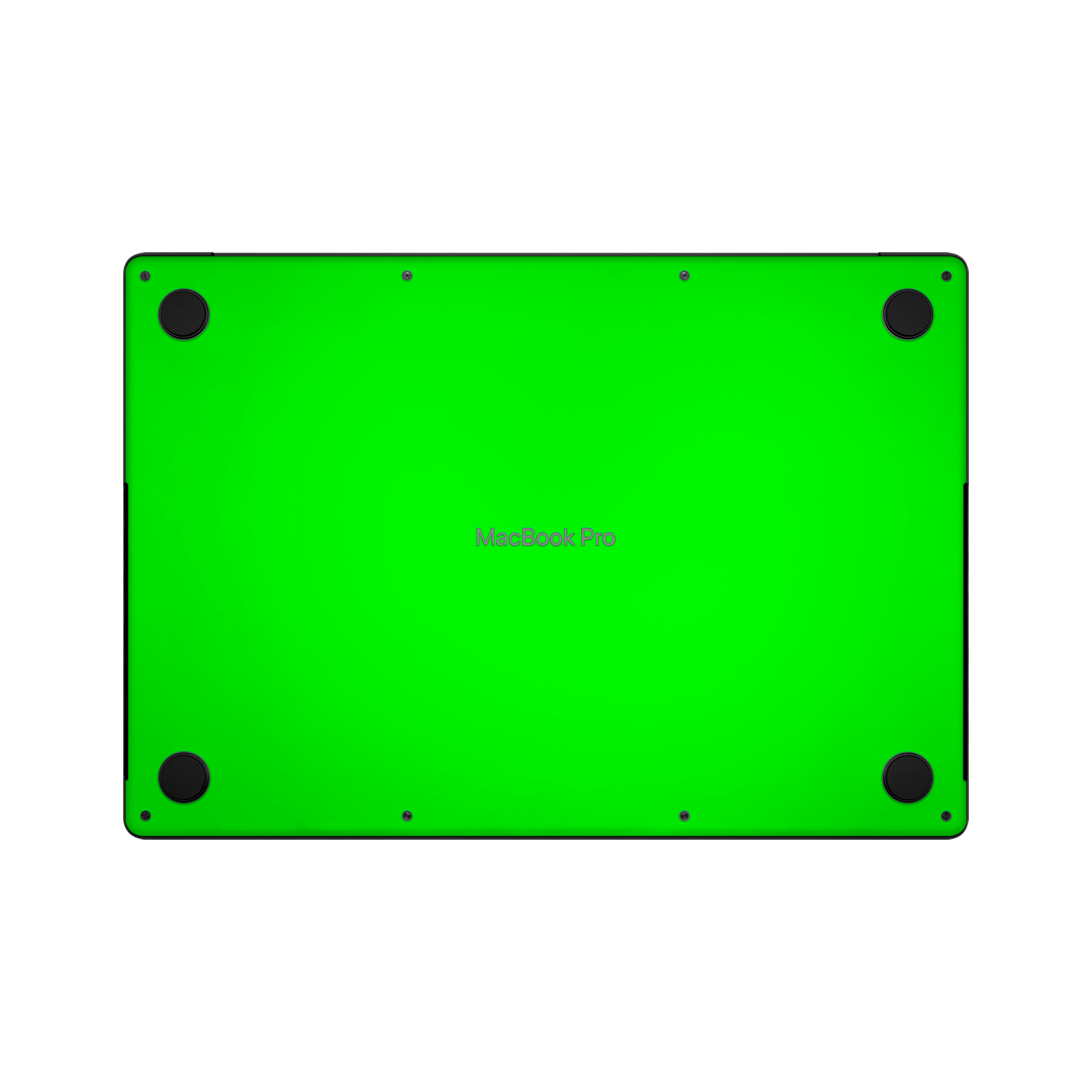 Macbook Pro 16 Bottom Neon Green