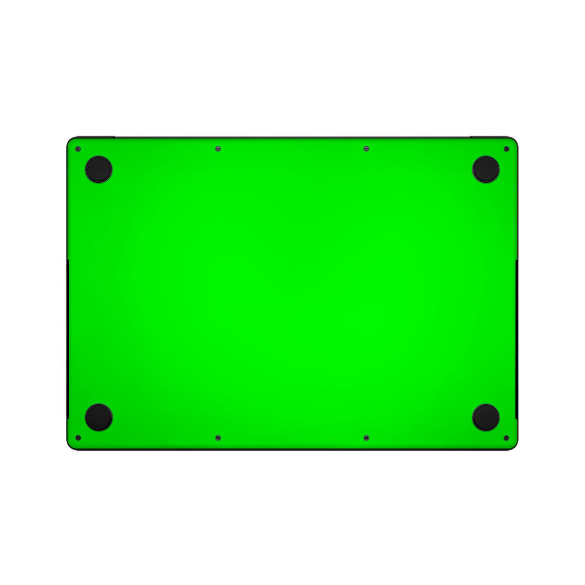 Macbook Pro 16 M4 Bottom Skin Neon Green