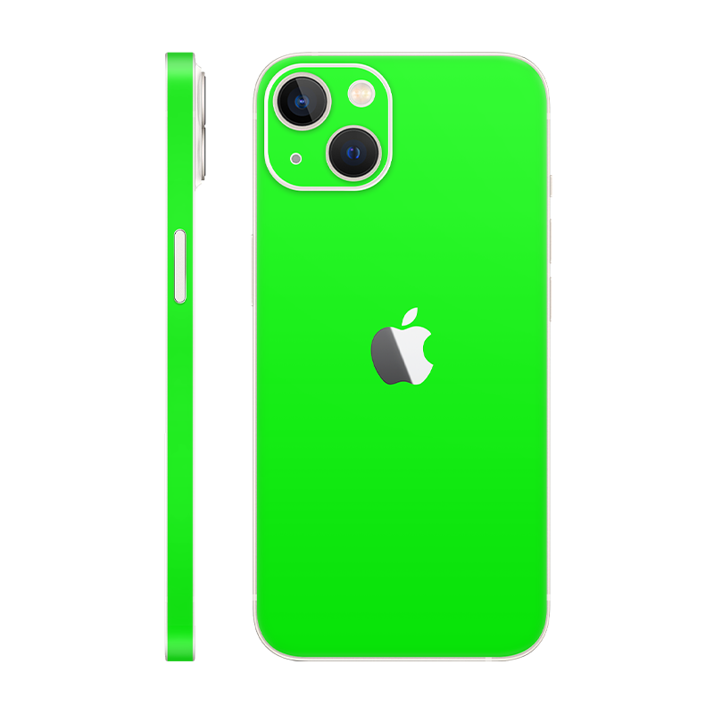 iPhone 13 Mini back + Frame With Logo neon green
