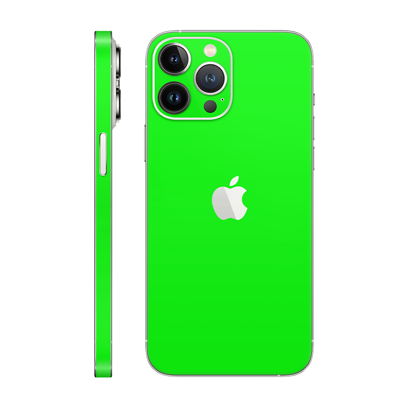 iPhone 13 Pro Max back + frame With Logo neon green