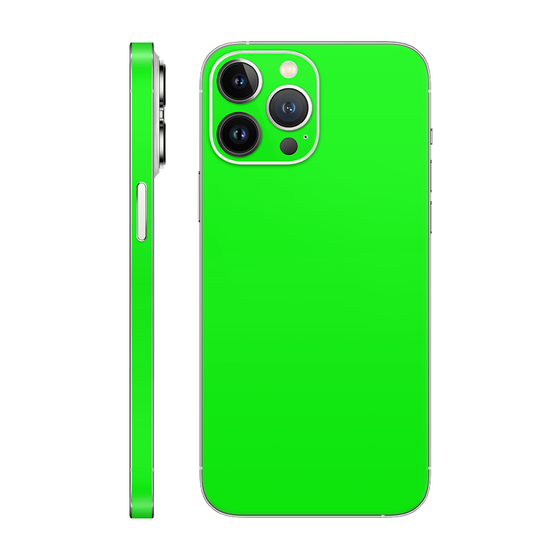iPhone 13 Pro Max back + frame Without Logo neon green