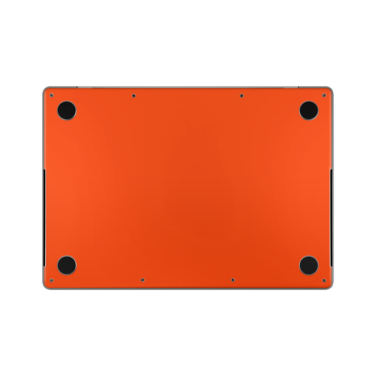 Macbook Pro 14 M5 Bottom Skin Neon Orange