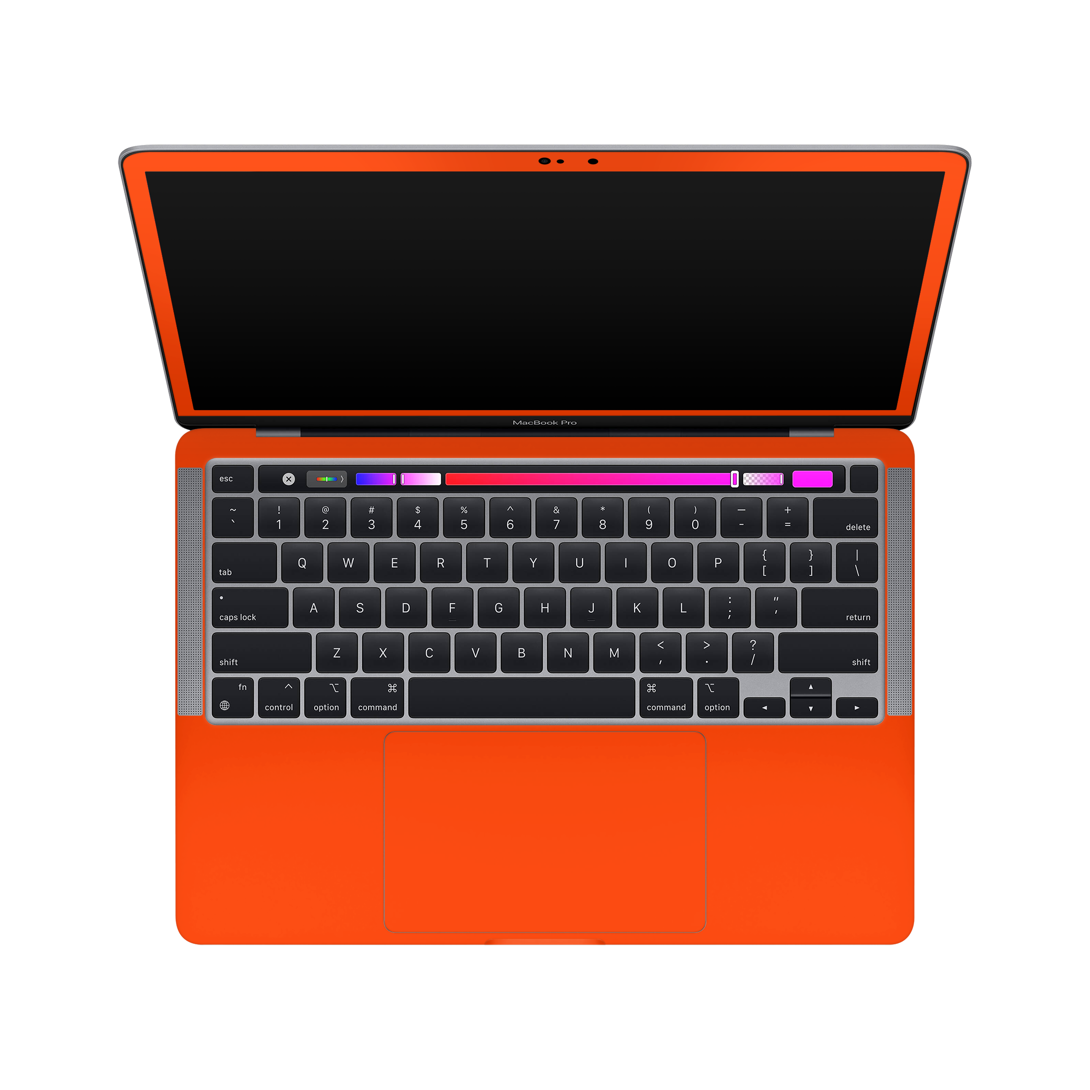 Macbook Pro 13 M2 2022 Inside and Screen Neon Orange