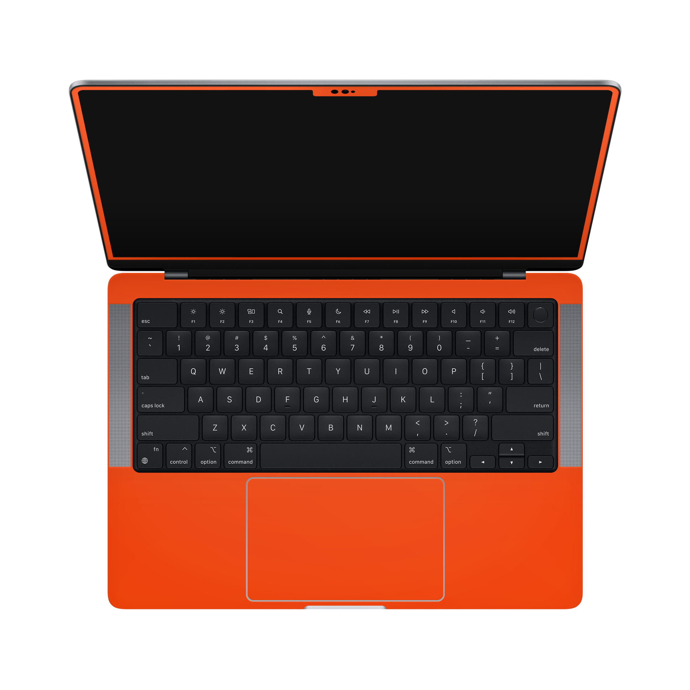 Macbook Pro 14 M5 2025 Inside and Screen Neon Orange