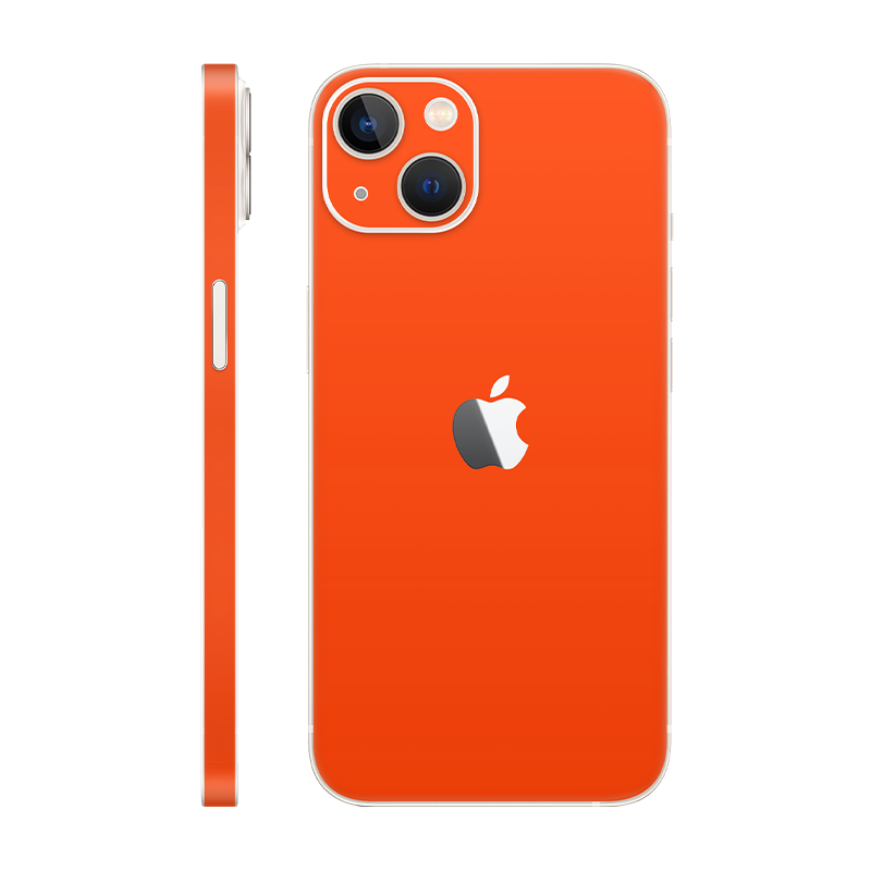 iPhone 13 Mini back + Frame With Logo neon orange