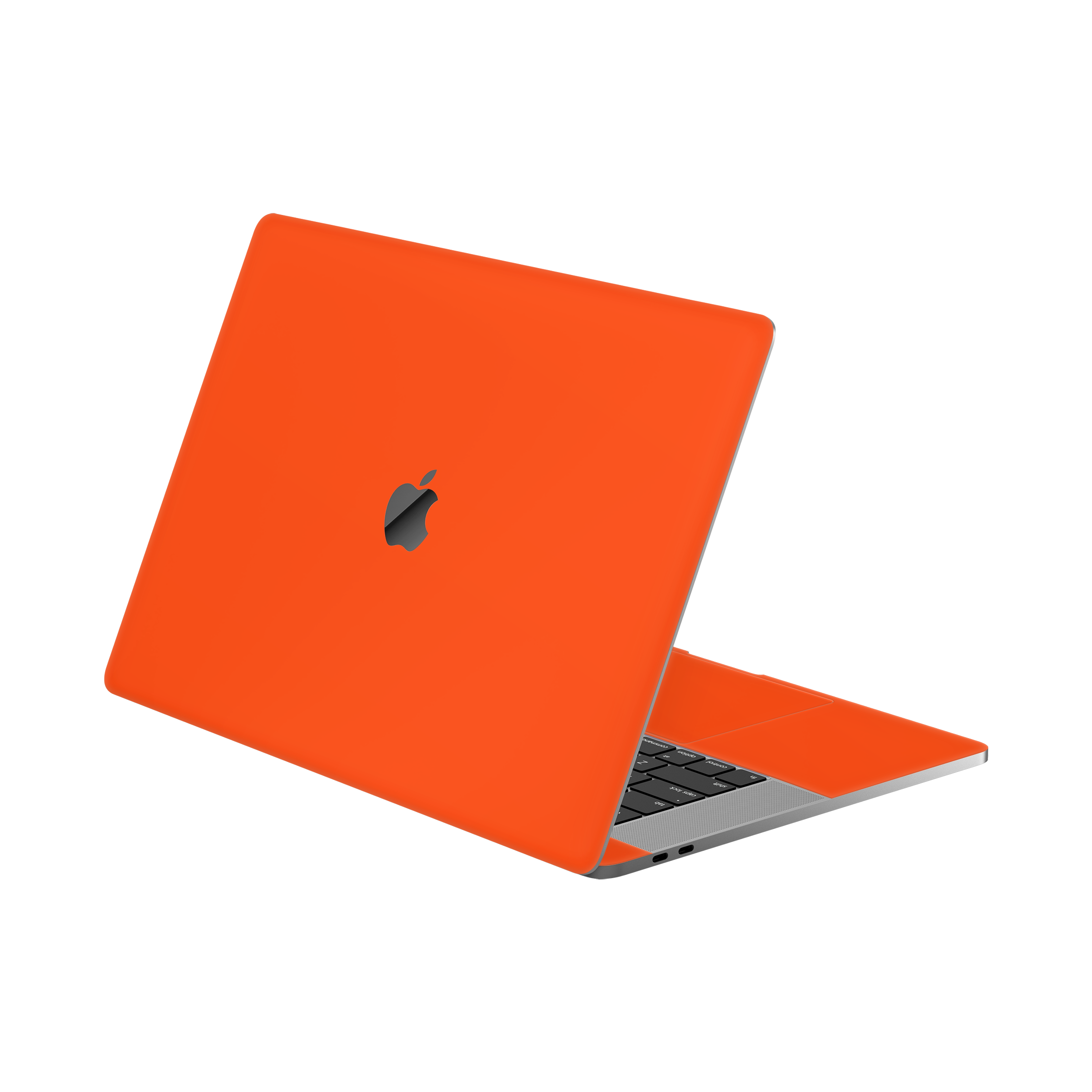 Macbook Pro 15 (2016-2019) Angled top and inside Neon Orange