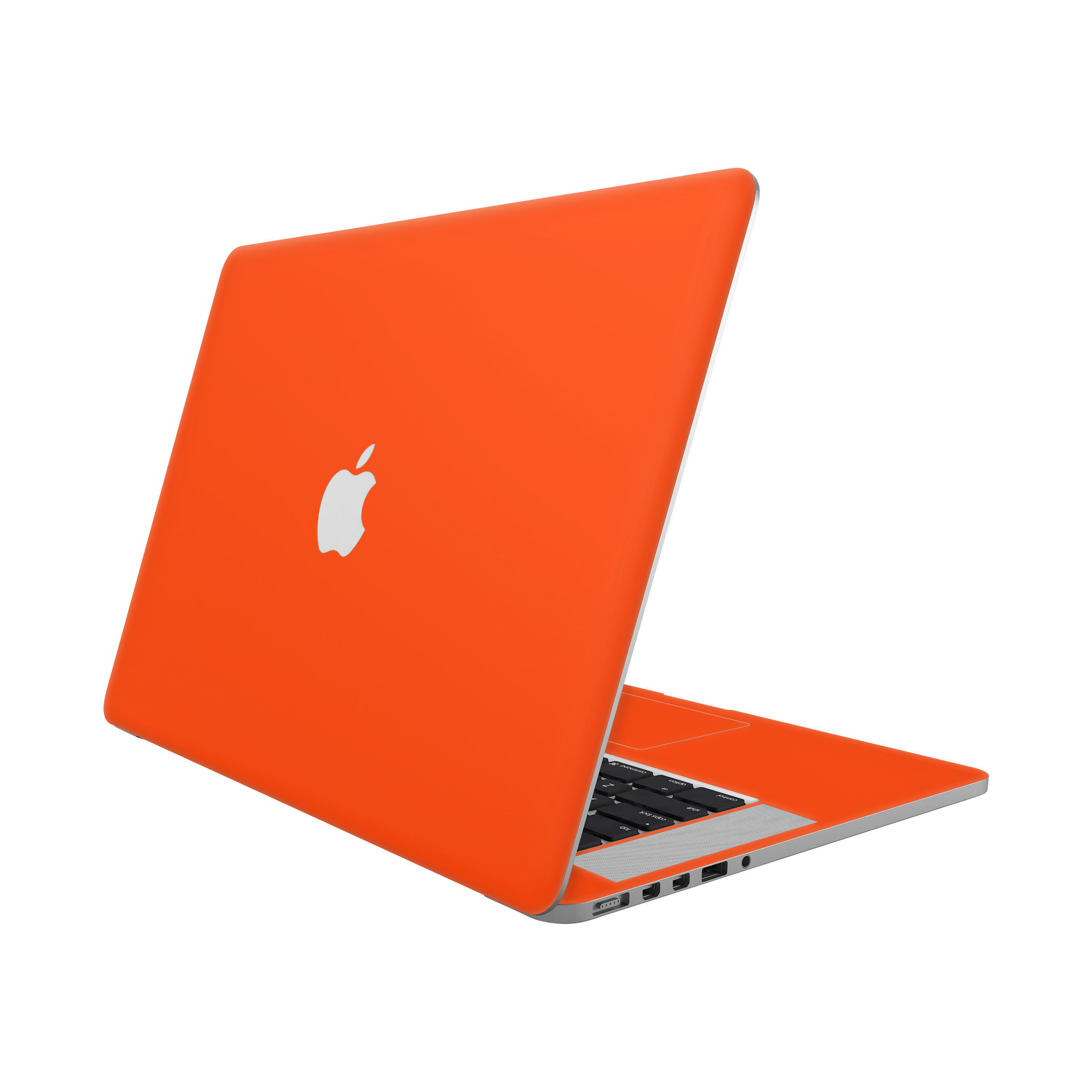 MacBook Pro 15" (Retina 2012-2015) Angled top and inside Neon Orange