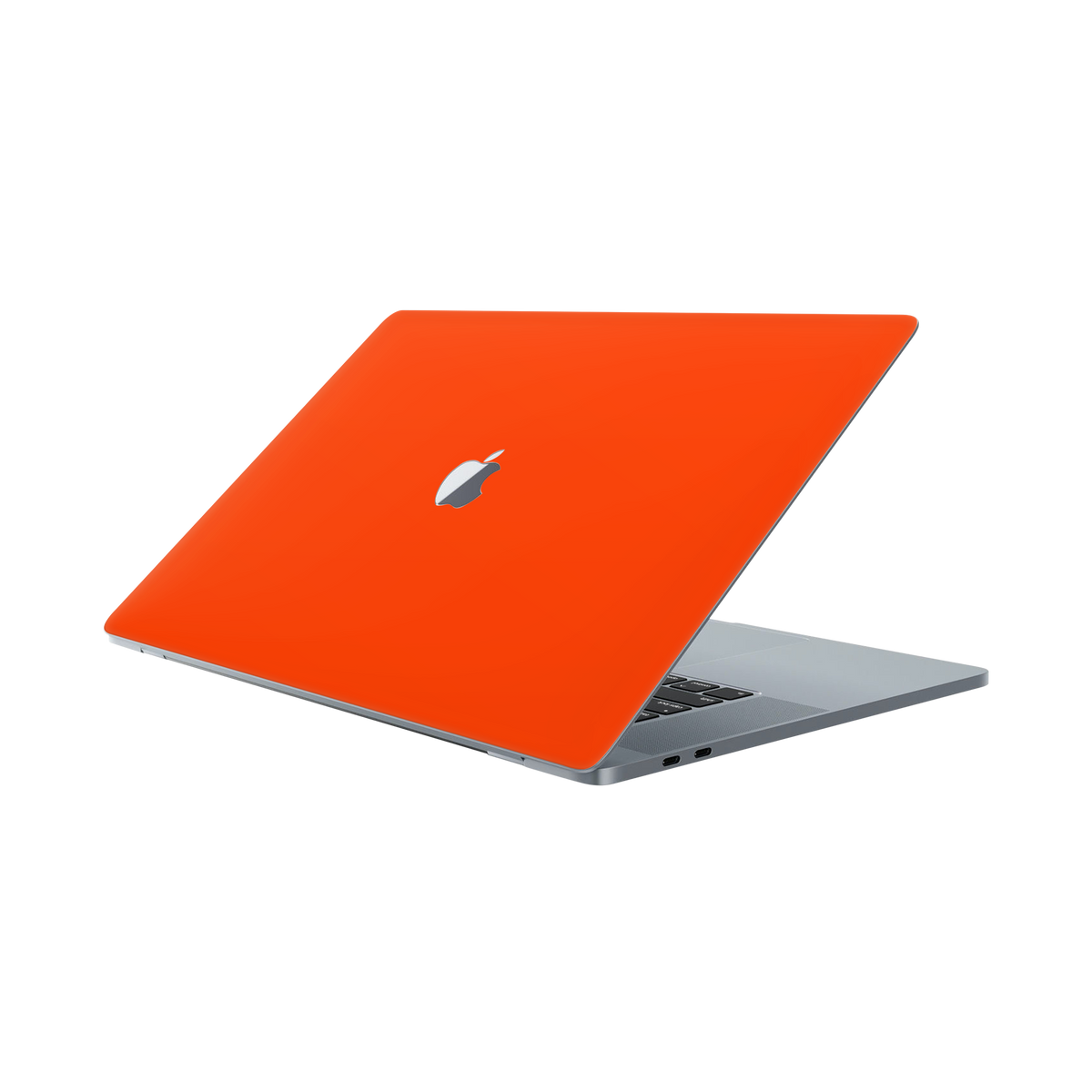 Macbook Pro 16 2019 Angled Top Neon Orange