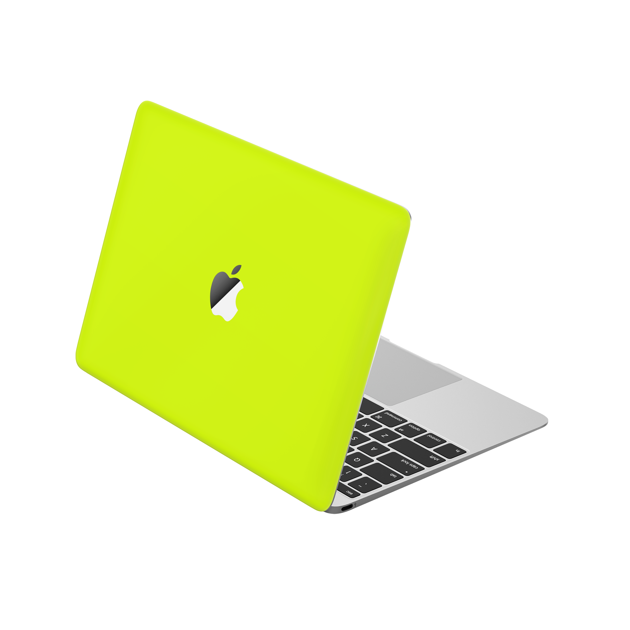 MacBook 12" (Early 2015) Angled Top Neon Yellow