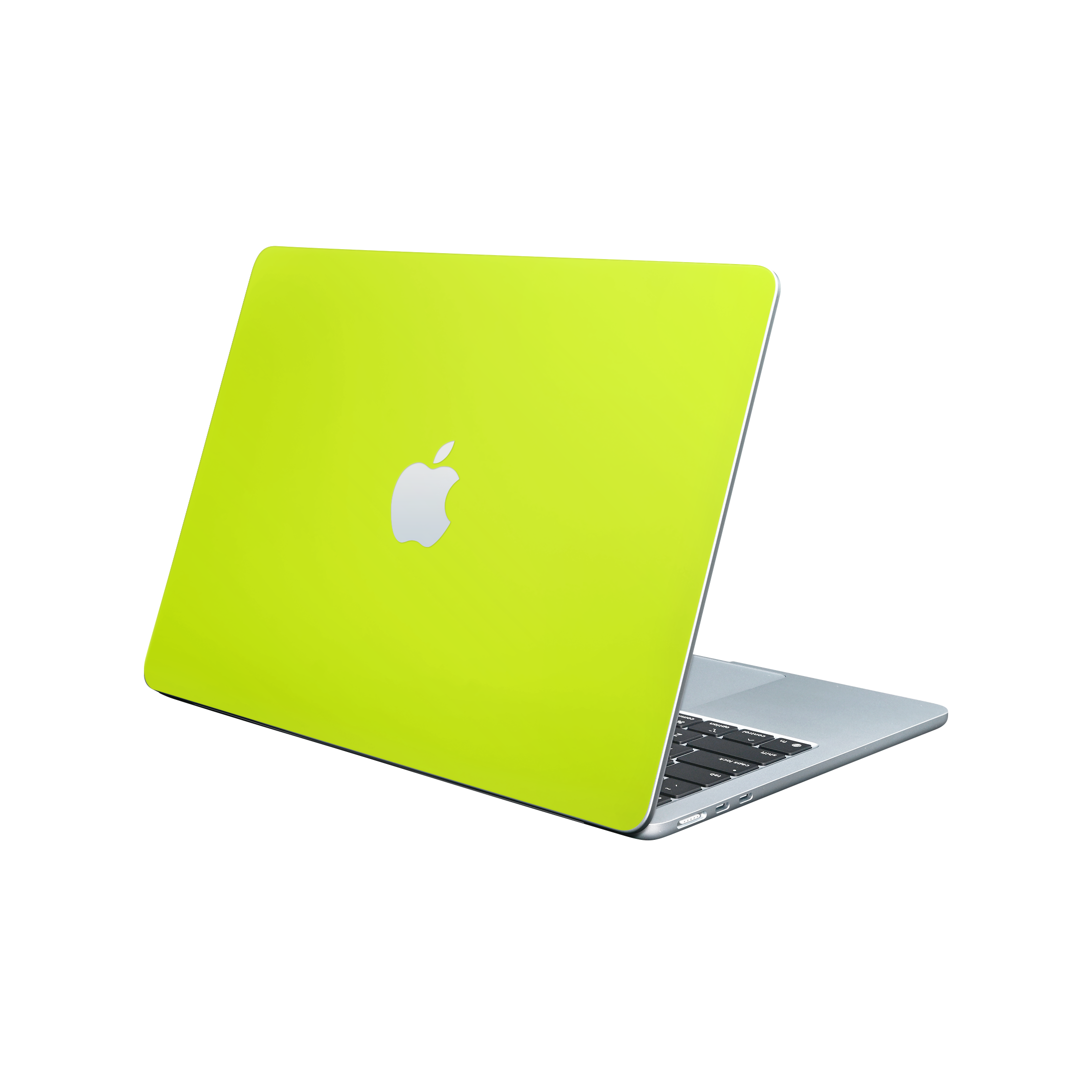 Macbook Air 13 M2 2022 Angled top Neon Yellow