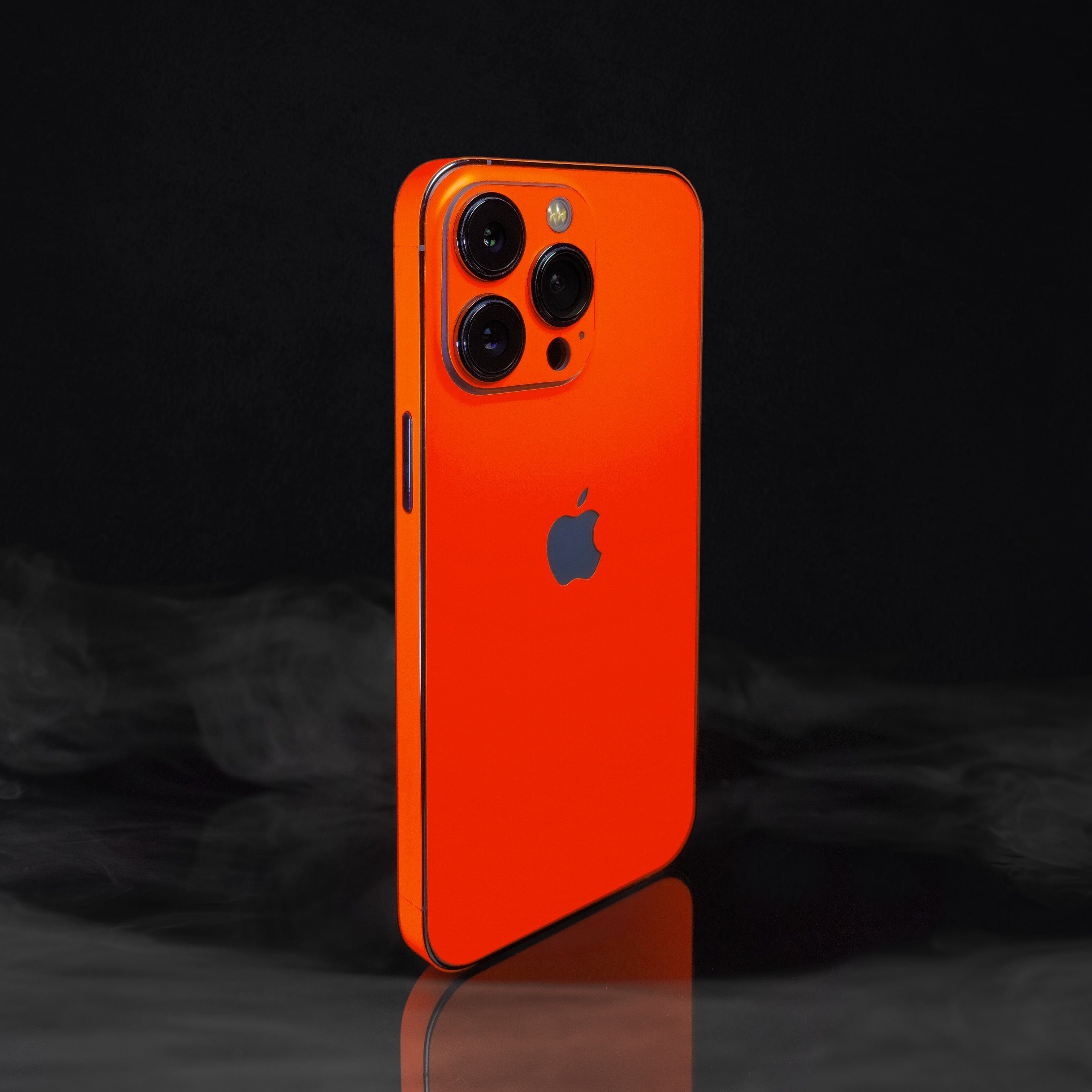 iPhone Neon Orange Skin