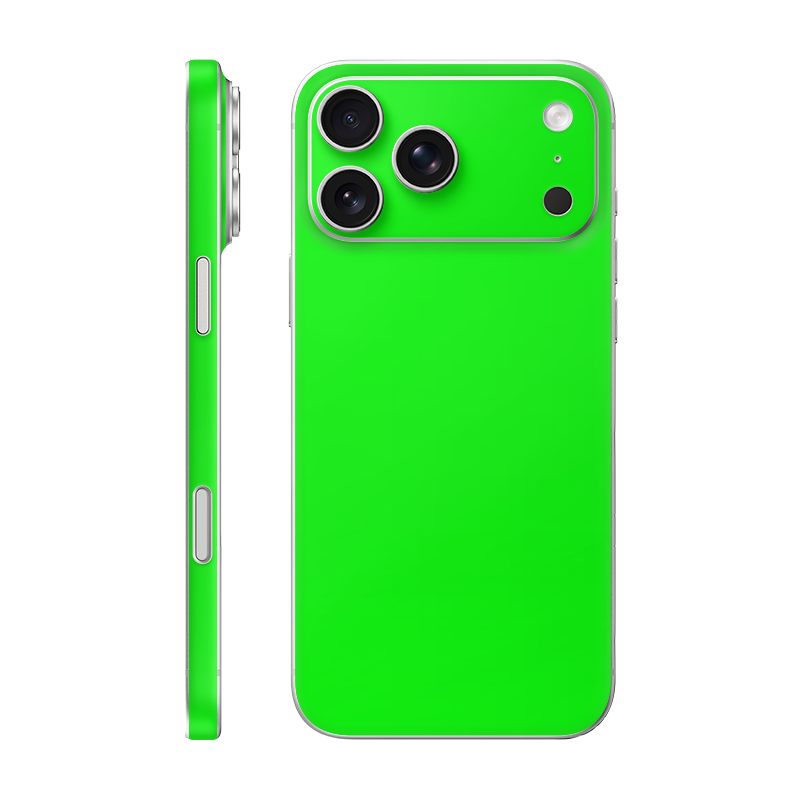 iPhone 17 Pro Max Split Full Wrap Without Logo Neon Green