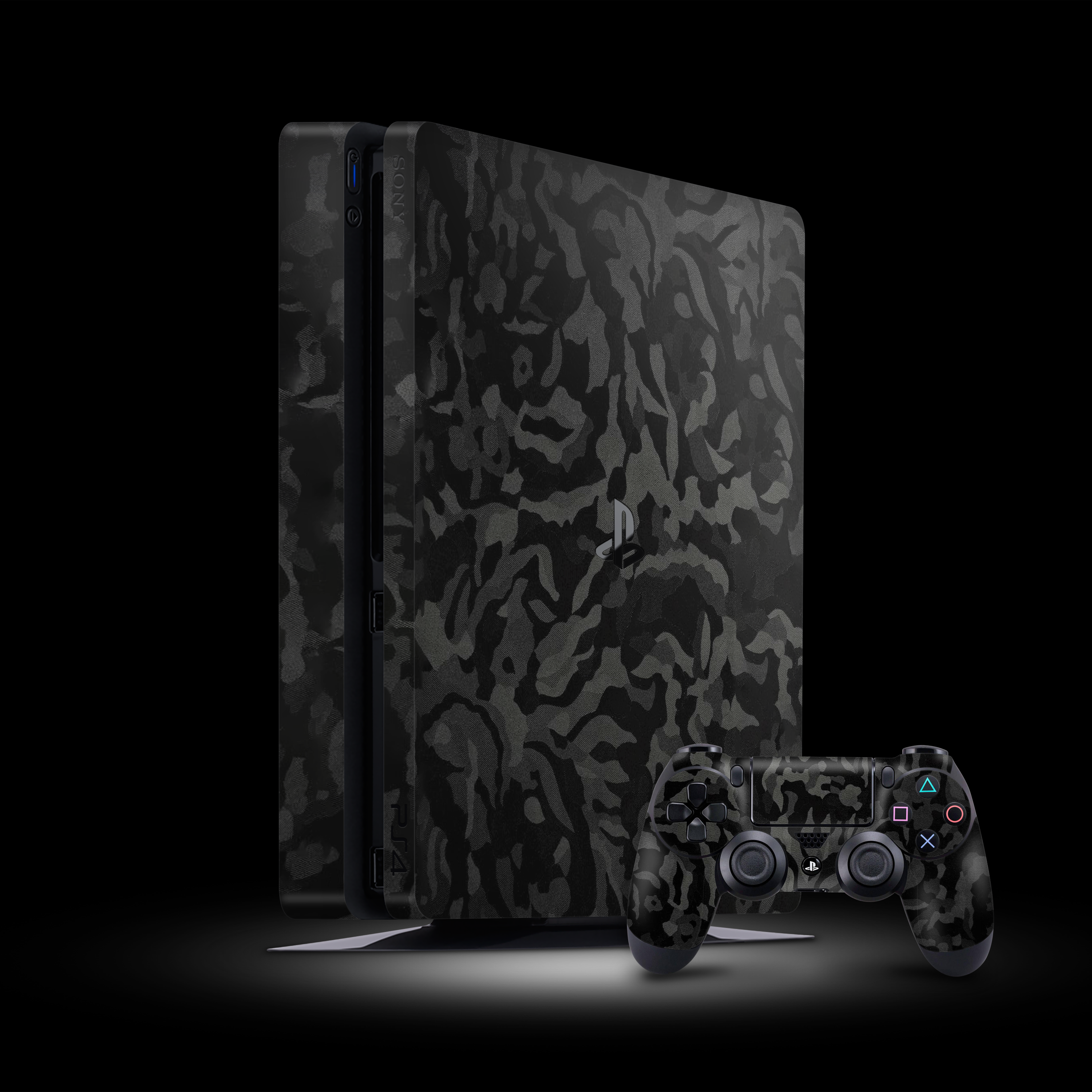 Black Camo (PlayStation 4 Slim Skin)