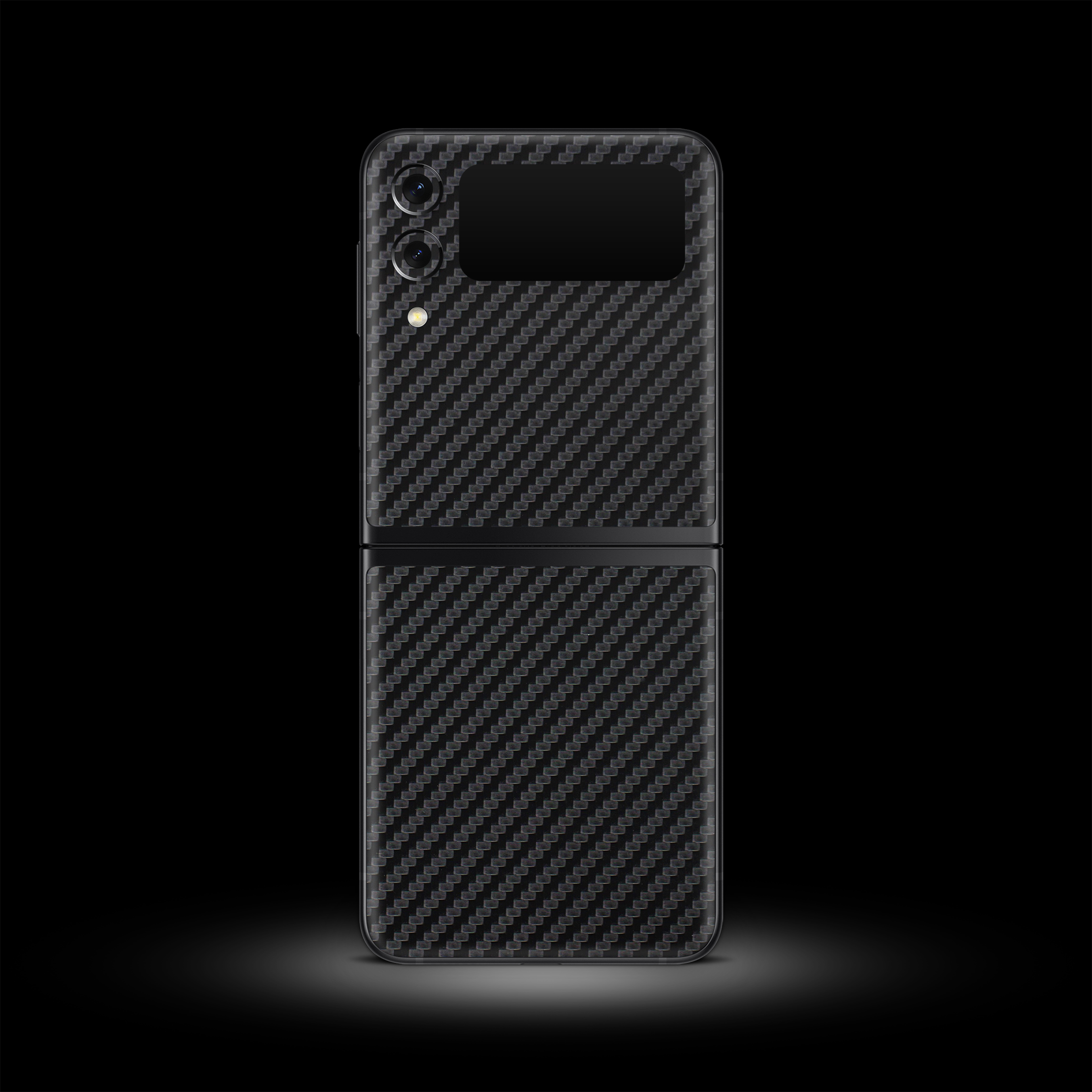 Black Carbon (Galaxy Z Flip Skin)