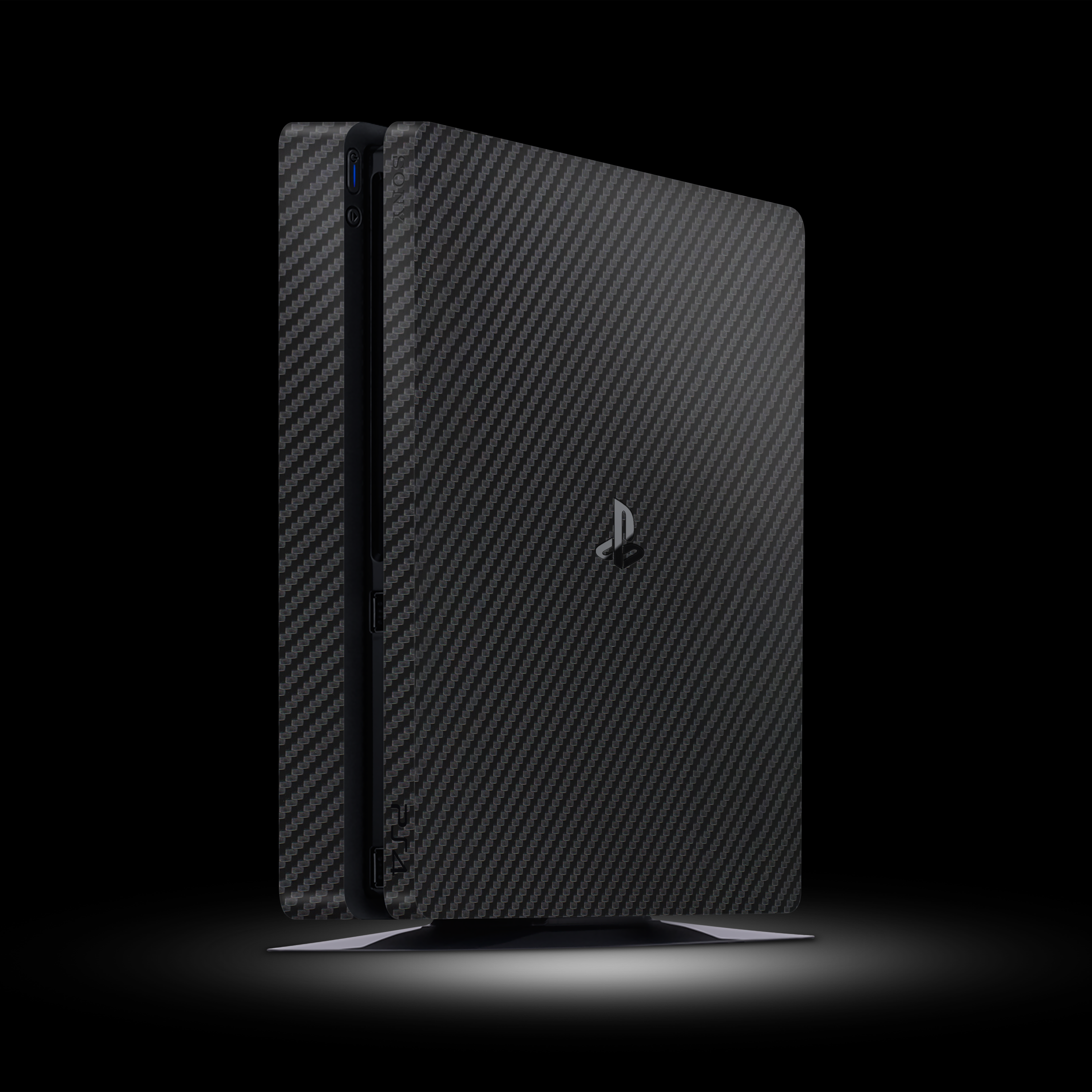 Black Carbon (PlayStation 4 Slim Skin)