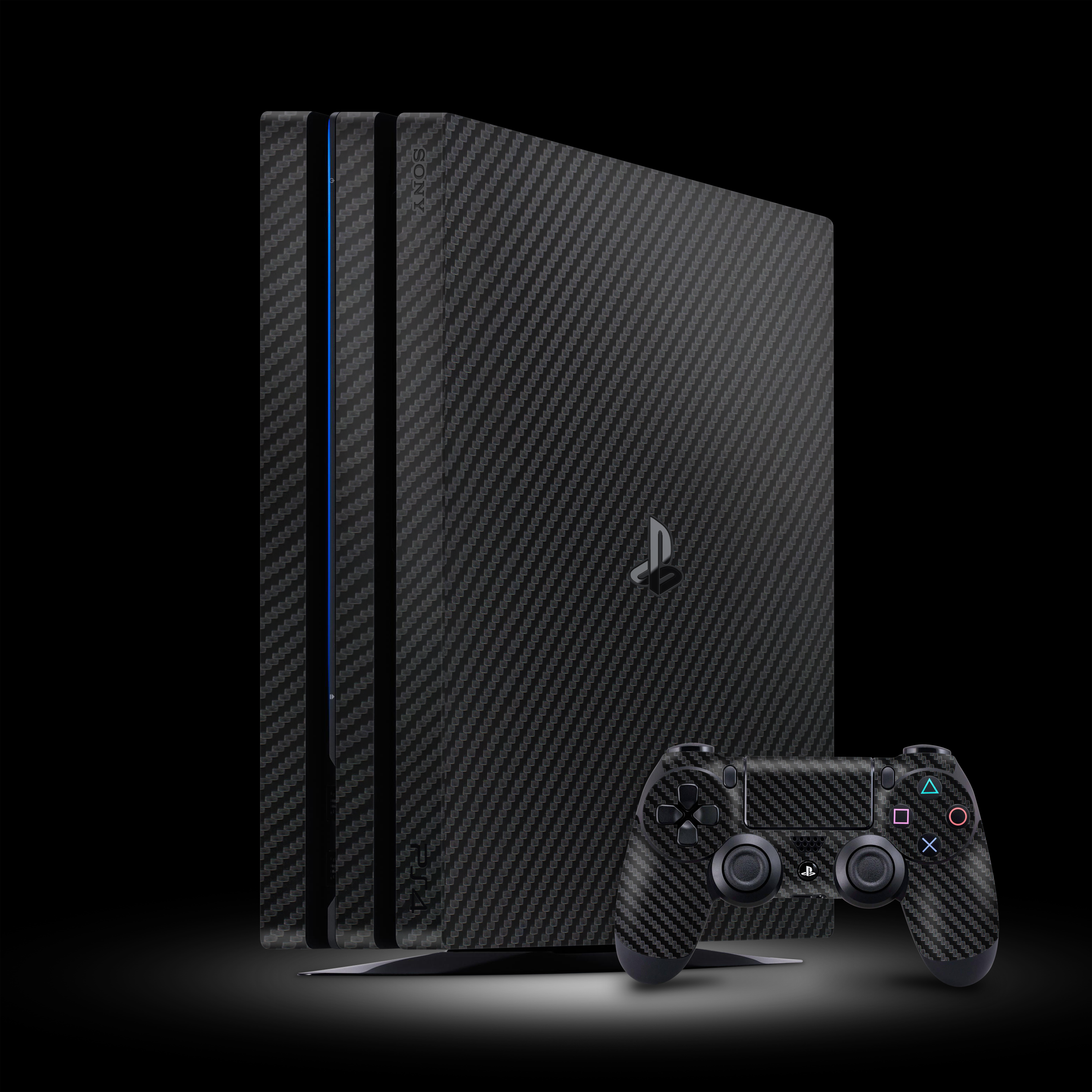 Black Carbon (PlayStation 4 Pro Skin)