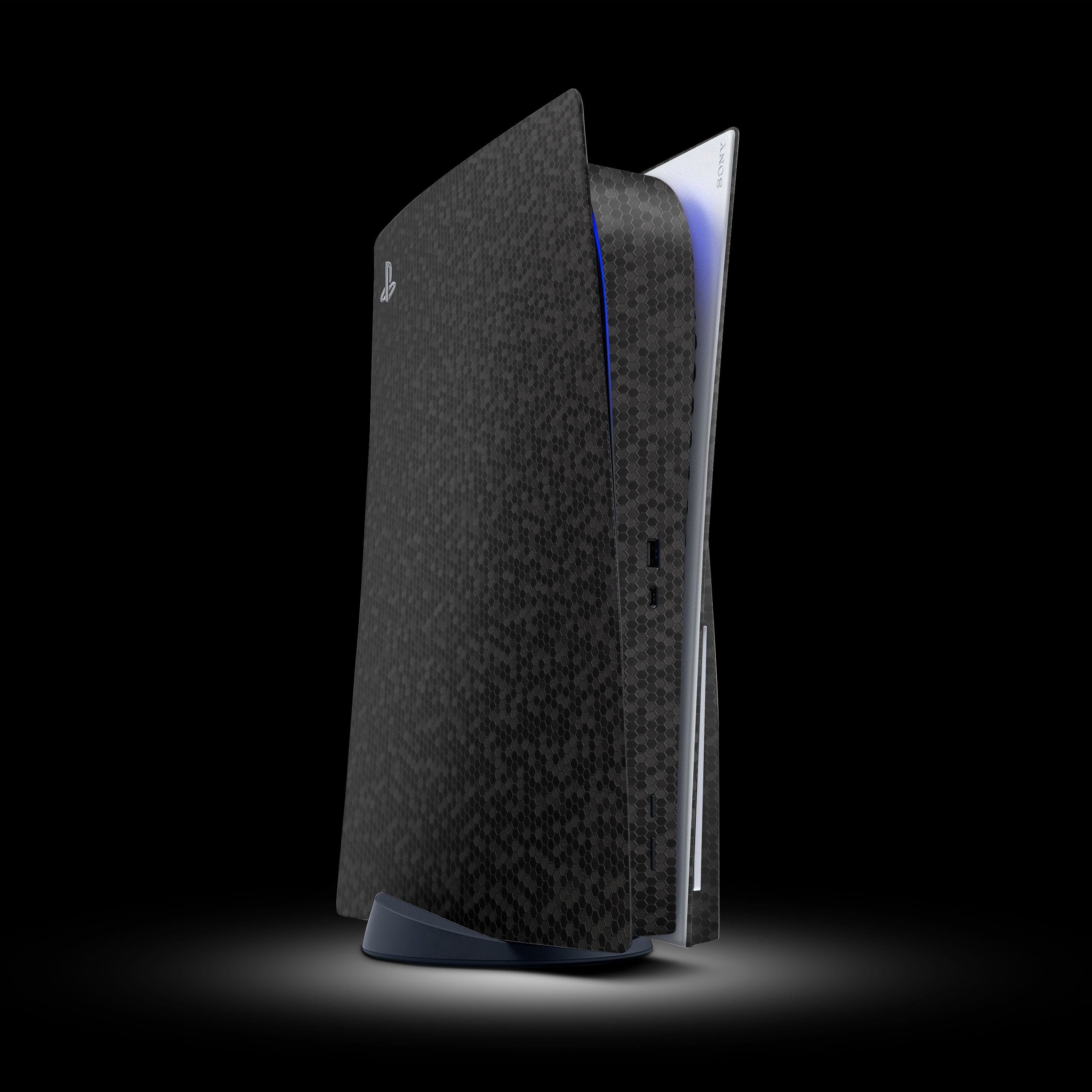 Black Honeycomb (PlayStation 5 Skin)