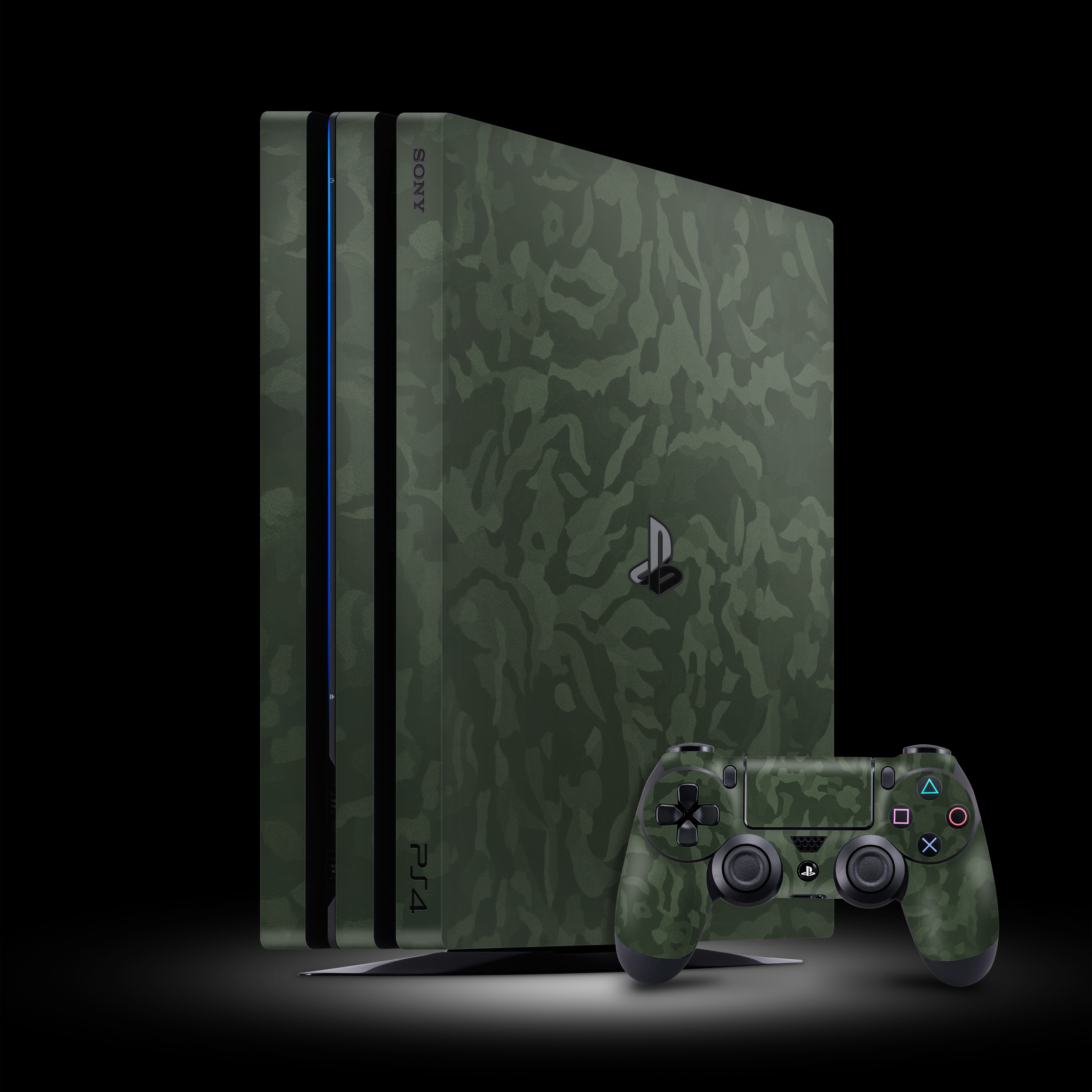 Green Camo (PlayStation 4 Pro Skin)