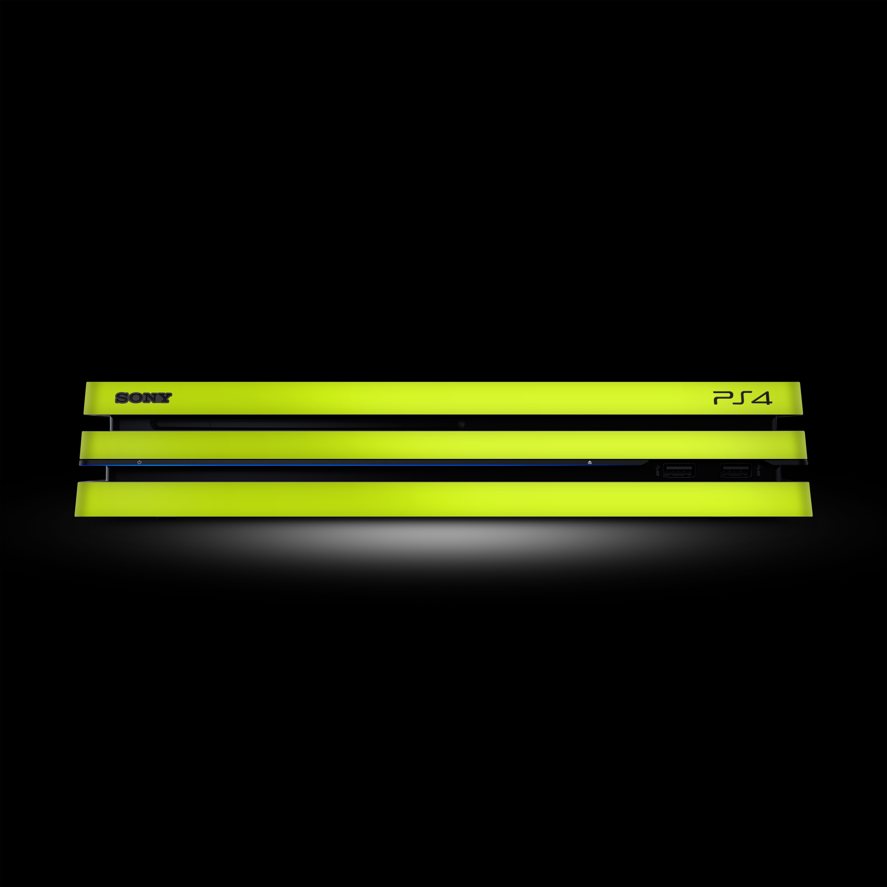 Neon Yellow (PlayStation 4 Pro Skin)