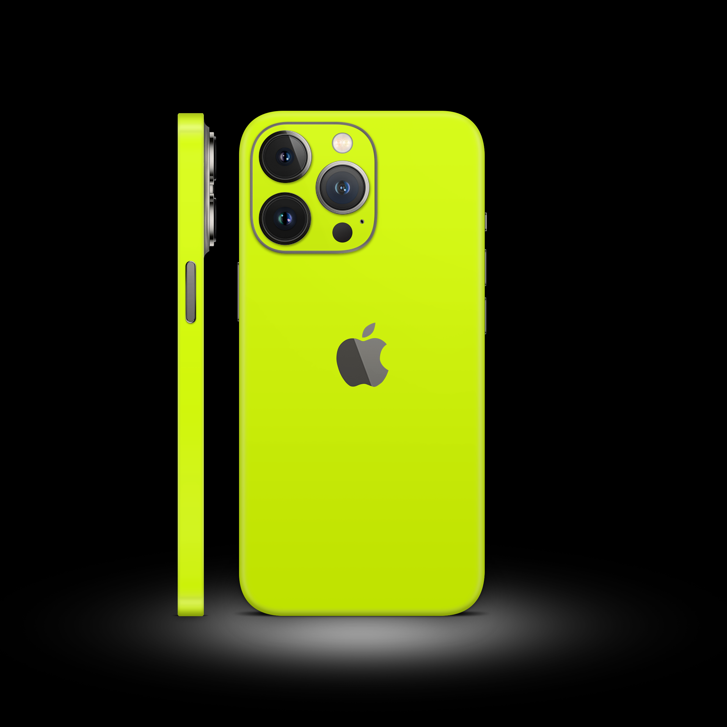 iPhone Neon Yellow Skin