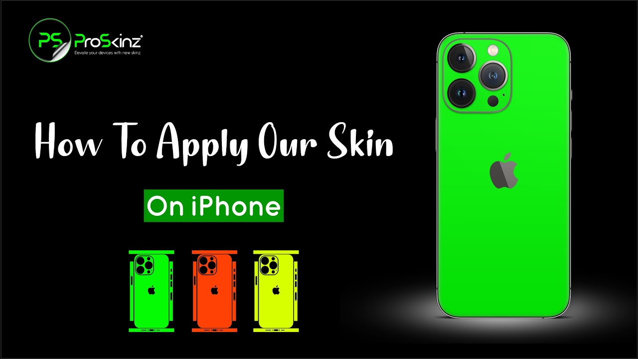 How to Apply a ProSkinz iPhone 13 / 14 Skin