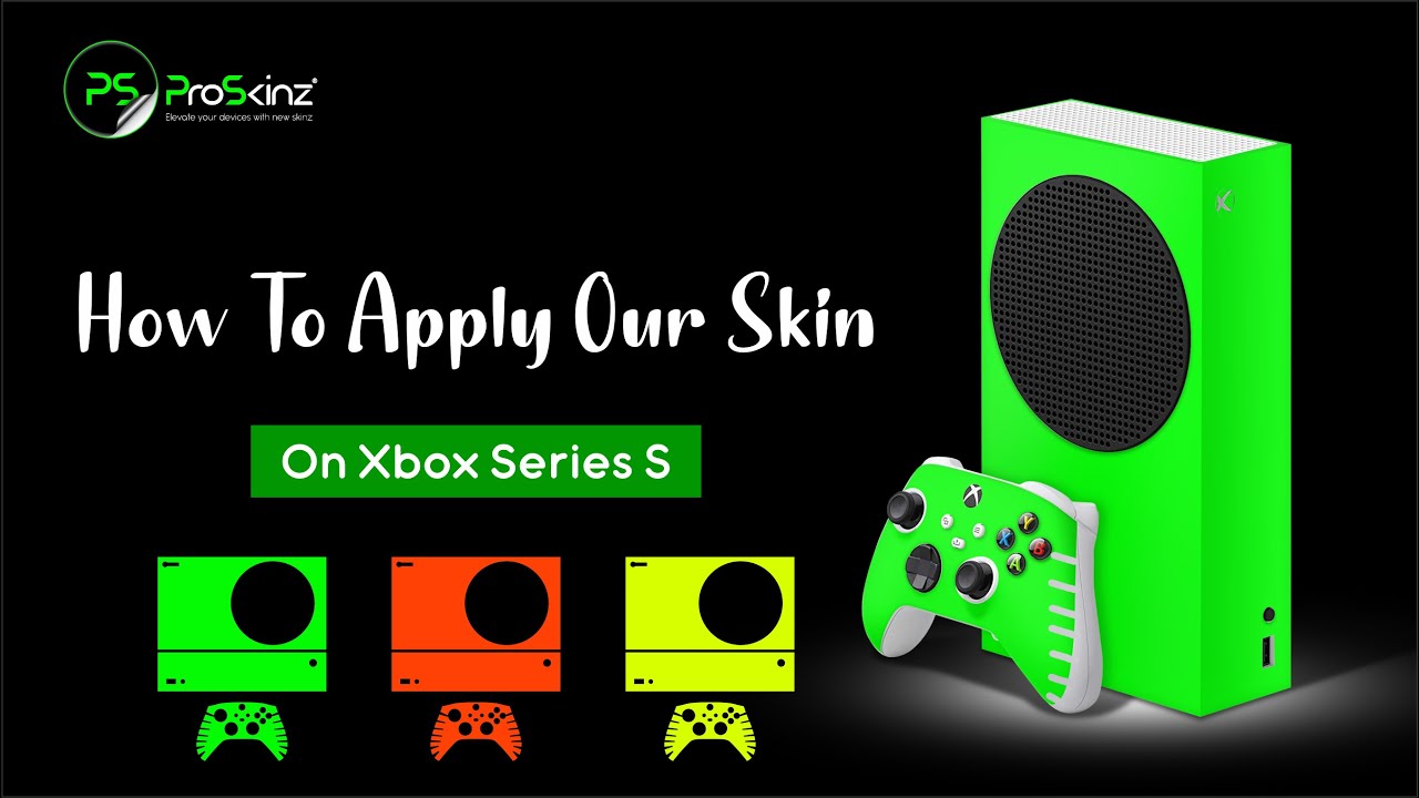 How to Apply a ProSkinz Xbox S Skin