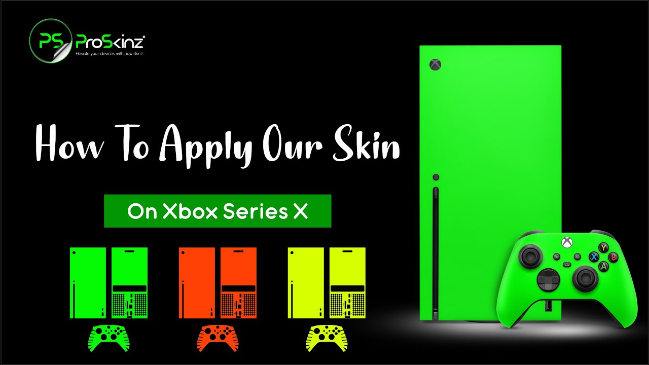 How to Apply a ProSkinz Xbox X Skin