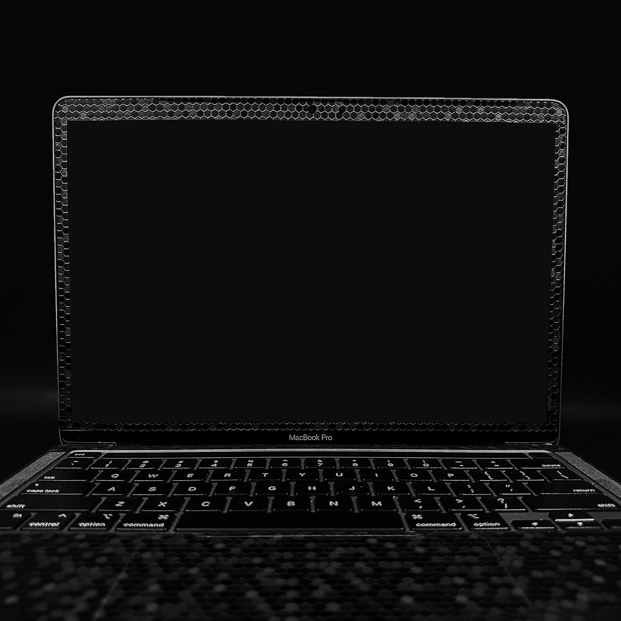 Black Honeycomb (MacBook Skins)